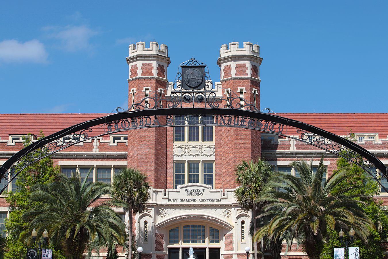 FSU Westcott Building with Gate in Front